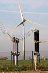Petersdorf  Deutschland  Windkraftrad