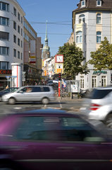 Dortmund  Deutschland  Strassenverkehr in der Umweltzone Ruhrgebiet