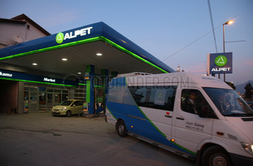 Girne  Tuerkische Republik Nordzypern  eine ALPET-Tankstelle