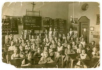 Klassenfoto  Volksschule  Nationalsozialismus  1935