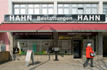 Berlin  Deutschland  das Bestattungsinstitut Hahn in Berlin-Lankwitz