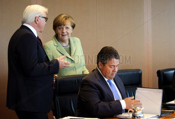 Steinmeier + Merkel + Gabriel
