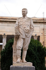 Gori  Georgien  eine Statue Stalins vor dem Stalinmuseum