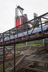 Duisburg  Deutschland  Das Huettenwerk der ThyssenKrupp Steel AG