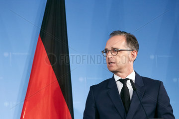 Berlin  Deutschland - Bundesaussenminister Heiko Maas.