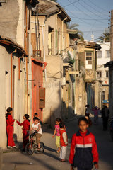 Nikosia  Tuerkische Republik Nordzypern  belebte Gasse in der Altstadt