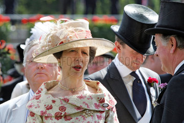 Ascot  Grossbritannien  Prinzessin Anne Mountbatten-Windsor im Portrait