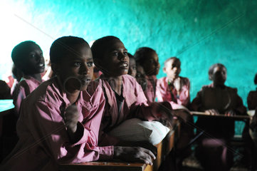 Zala Zembaba  Amhara Region  Unterrichtsstunde in einer Schulklasse