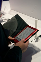 Berlin  Deutschland  Sony zeigt ein E-Book namens Reader auf der IFA 2009