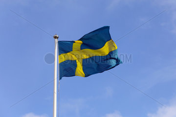 Sotenaes  Schweden  die Schwedische Fahne