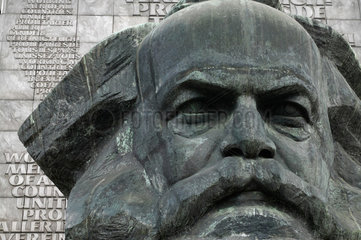 Chemnitz  Deutschland  Karl-Marx-Monument nach einem Entwurf von Lew Kerbel