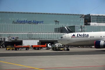 Frankfurt am Main  Deutschland  Maschine der Fluggesellschaft Delta Airlines