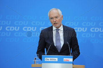 Pressekonferenz CDU  Konrad Adenauer Haus