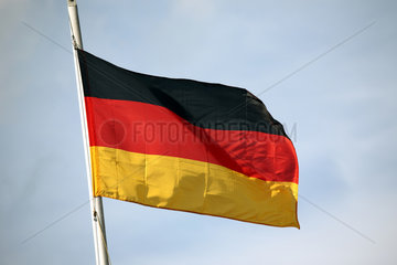Berlin  Deustchland  die deutsche Nationalflagge