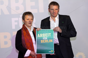 Berlin  Deutschland  Renate Kuenast und Volker Ratzmann  Buendnis 90 / Die Gruenen