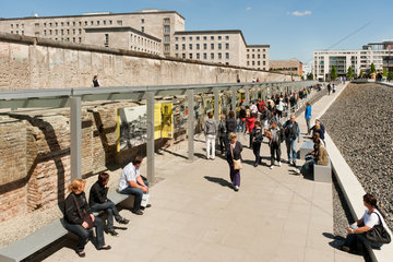 Berlin  Deutschland  Freiluft-Ausstellung Topographie des Terrors