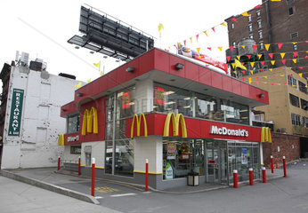 New York City  USA  Laden der Fast-Food-Kette McDonalds