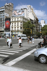 Buenos Aires  Argentinien  eine Strassenszene in Buenos Aires