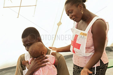 Carrefour  Haiti  Child friendly space zur Betreuung von traumatisierten Patienten des Erdbebens