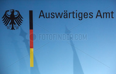 Berlin  Deutschland - Logo und Schriftzug Auswaertiges Amt.