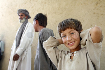 Kunduz  Afghanistan  Portraet eines Jungen