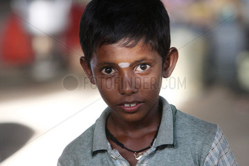 Batticaloa  Sri Lanka  Portraet eines Jungen