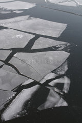 Eisschollen auf der Havel