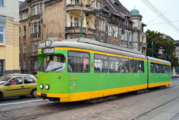 Poznan  Polen  Strassenbahn