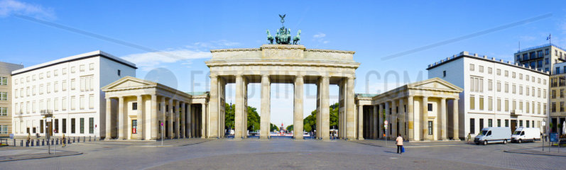 Deutschland  Berlin  Brandenburger Tor Panorama