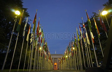 Schweiz  Genf  Sitz der UNO am Place des Nations