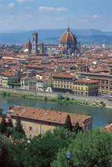 Italien  Florenz  Panorama