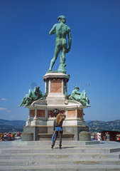 Italien  Florenz  Piazza Michelangelo  David