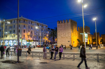 Rabat  Marokko  Teile der Stadtmauer