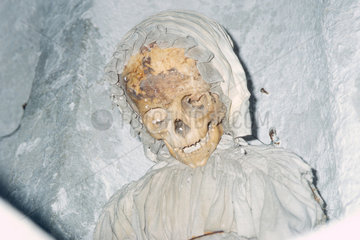 Italien  Sizilien  Palermo mumifizierte Leichen in den Katakomben
