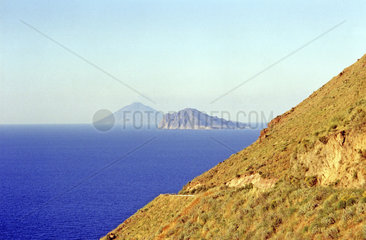 view at Panarea and Stromboli