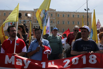 GREECE-ATHENS-INT'L WORKERS' DAY-RALLY