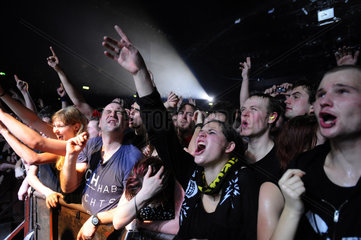 Stuttgart  Deutschland  Fans beim Toten Hosen Konzert