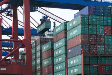 Hamburg  Deutschland  Containerterminal Eurogate