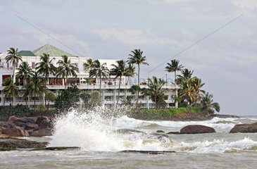 Colombo  Sri Lanka  Strand am Indischen Ozean