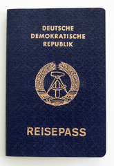 Berlin  Deutschland  Reisepass der DDR