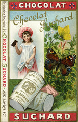 Werbung fuer Suchard Schokolade und Kakao  1897