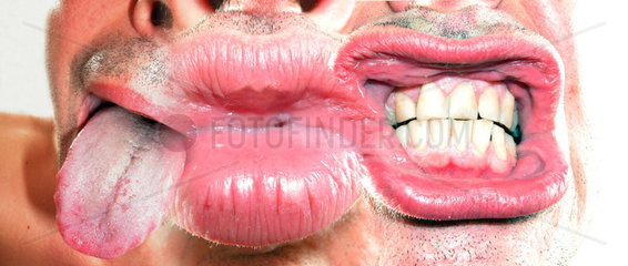 mouth  lips  tongue  teeth