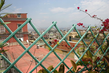 Italy  Naples: Dachterrasse im Spanische Viertel