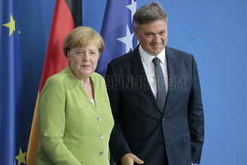 Bundeskanzleramt Treffen Merkel Zvizdic