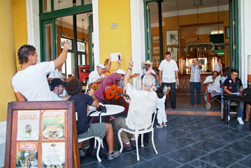 Havanna  Kuba  Musiker in einer Bierbar in Alt-Havanna