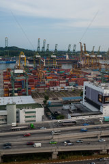 Singapur  Republik Singapur  Containerterminal