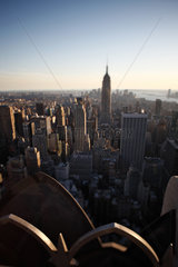 New York City  USA  Skyline von Manhattan