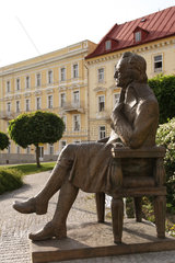 Marienbad  Tschechische Republik  Goethe-Denkmal am Goetheplatz