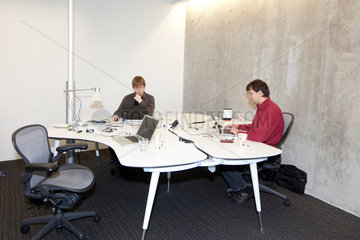Tallinn  Estland  Mitarbeiter von Skype im Buero des Skype Worldwide Headquarters