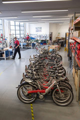 Berlin  Deutschland  Fahrradwerkstatt von Call a Bike